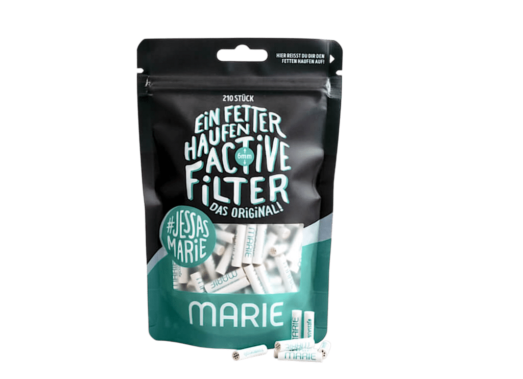 MARIE Aktivkohlefilter 6 mm Durchmesser - 210 Stück