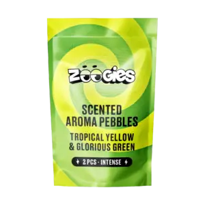 ZOOGIES Scented Aroma Pebbles Starter Mix - Tropical Yellow & Glorious Green
