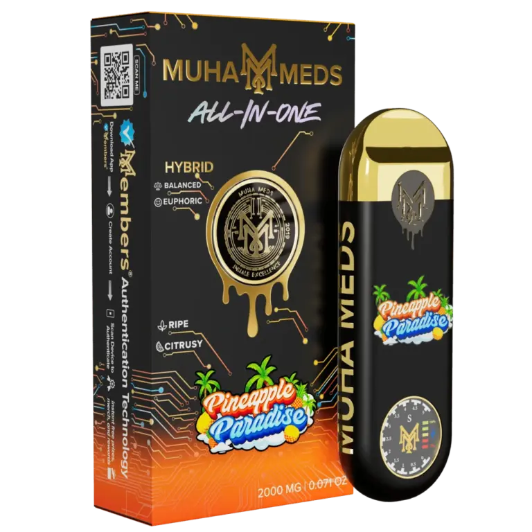 Muha Meds All-in-one Vape 2ml – Pineapple Paradise