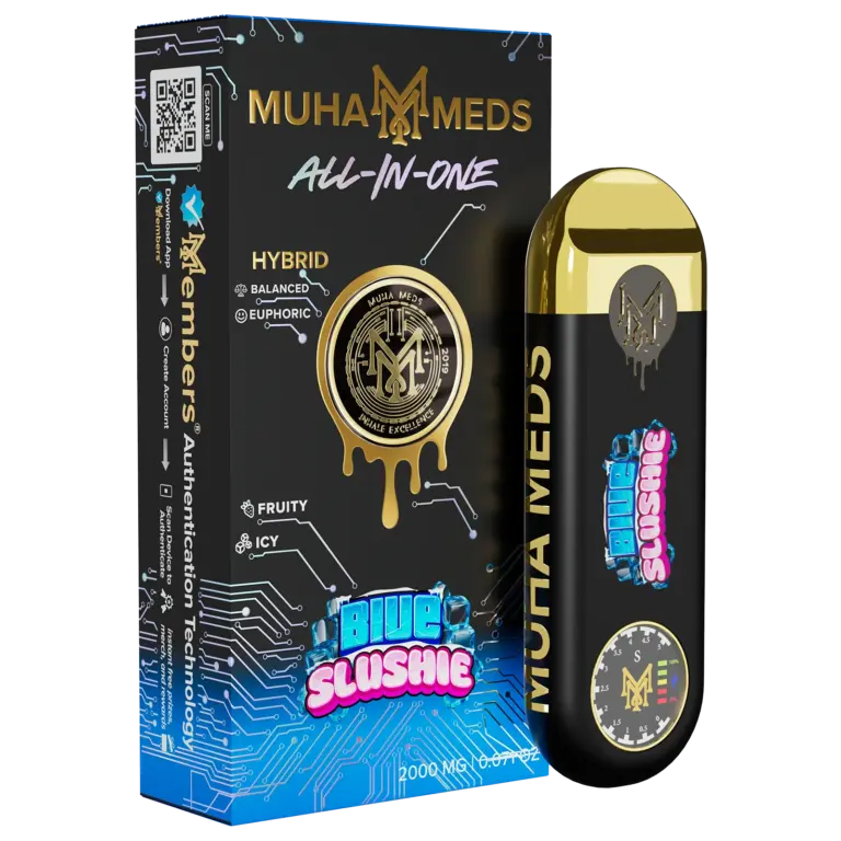 Muha Meds All-in-one Vape 2ml – Blue Slushie