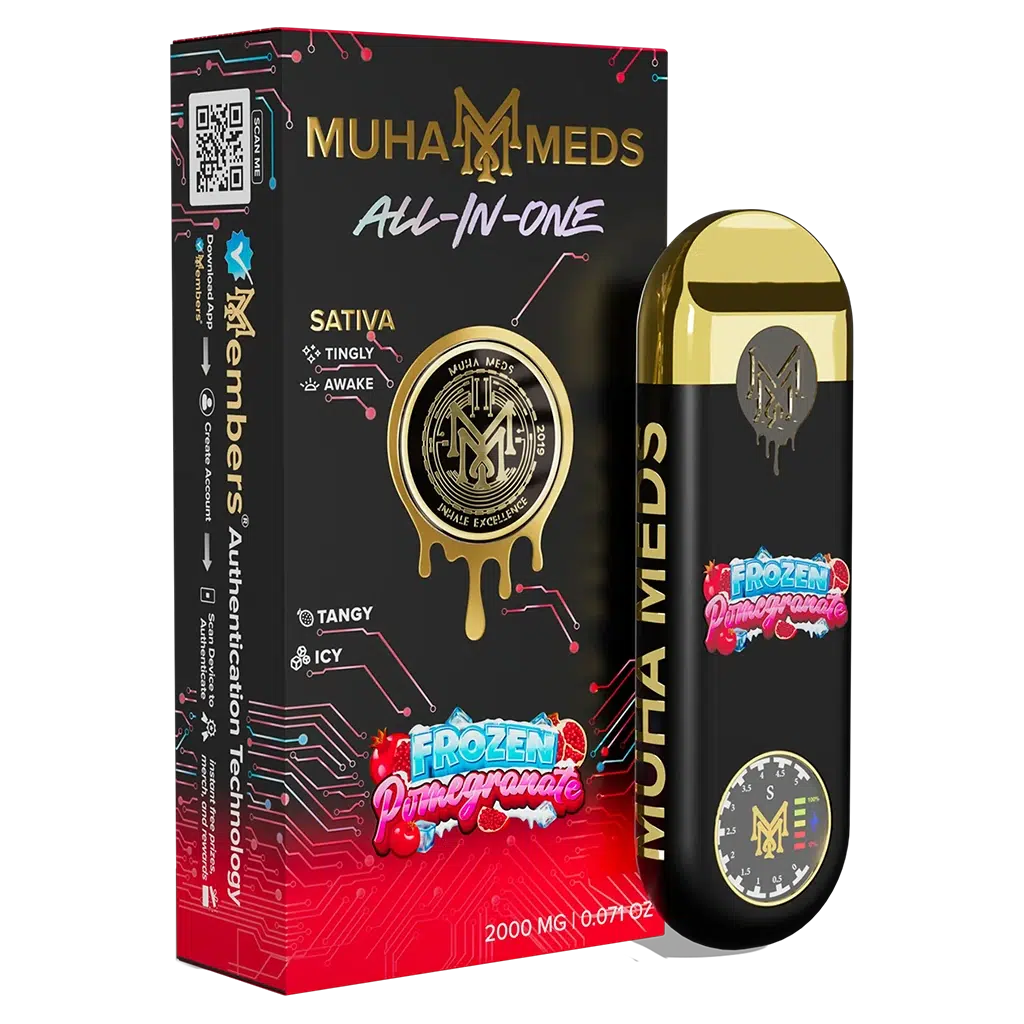 Muha Meds All-in-one Vape 2ml - Frozen Pomegranate