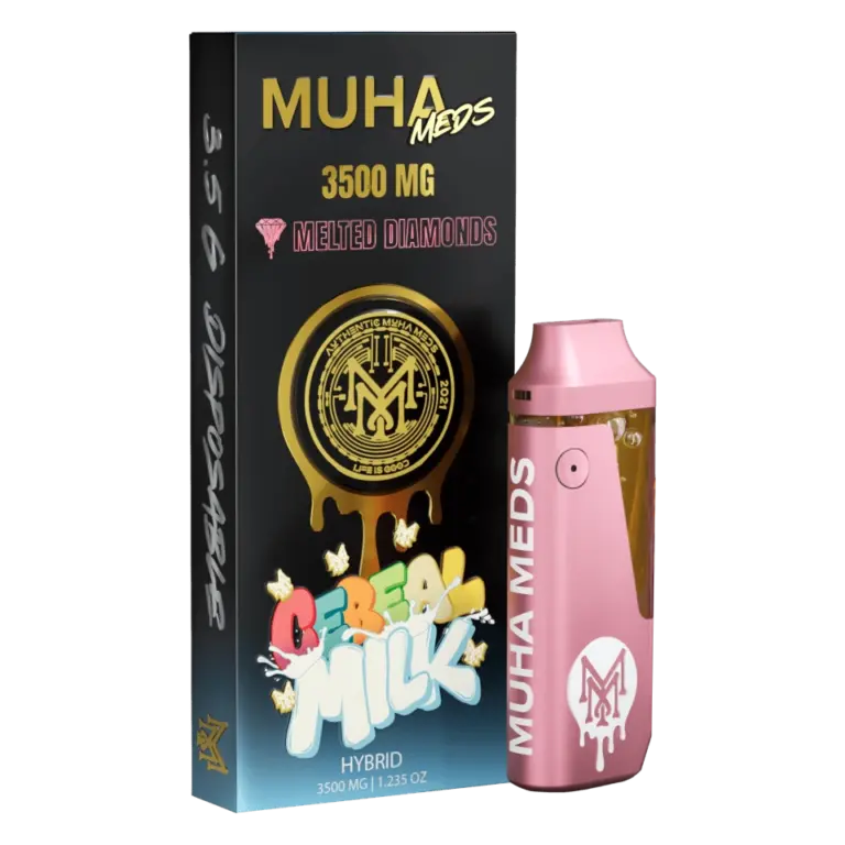 Muha Meds Melted Diamonds 3500mg Vape – Cereal Milk